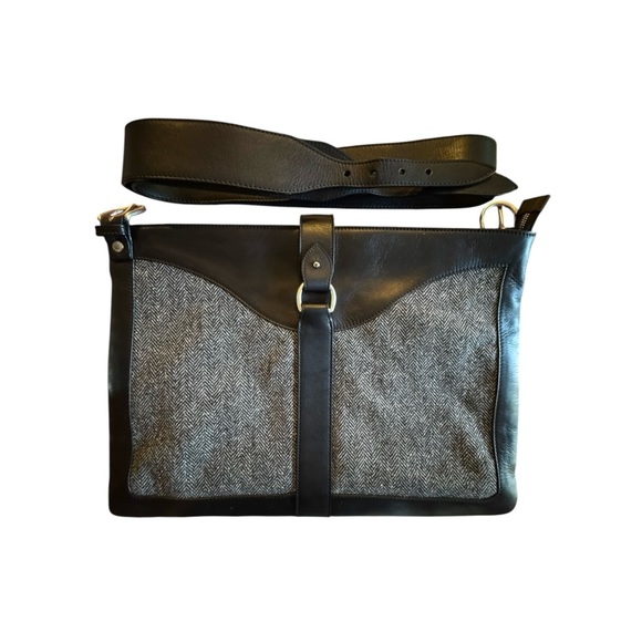 Ghurka Black and Gray UNISEX Messenger Bag